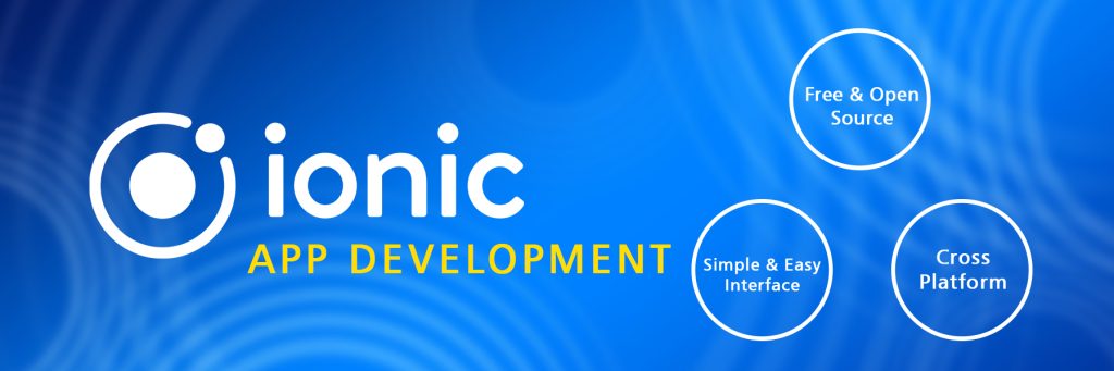 Ionic application development